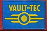VAULT-TEC , FALLOUT, embroidered  patch.