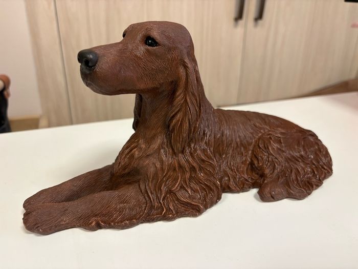 Vintage Sandicast Large Irish Setter Figurine - Dog Statue