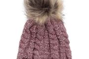 Lovely Winter Hat with a Fluffy Pompom - new/with tags