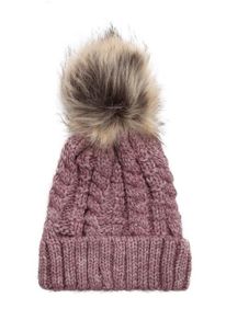 Lovely Winter Hat with a Fluffy Pompom - new/with tags