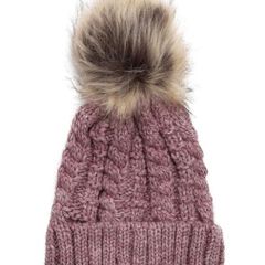 Lovely Winter Hat with a Fluffy Pompom - new/with tags
