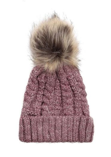 Lovely Winter Hat with a Fluffy Pompom - new/with tags