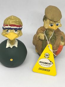 Vintage Eggbert Cavalcade figurines