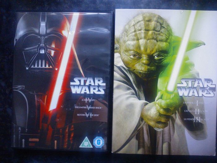 Star Wars Dvd Collection Episode 1 2 3 4 5 6 Original Trilogy + Prequel Trilogy