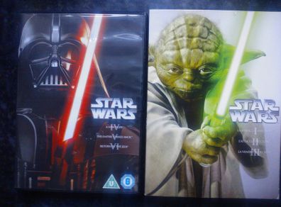 Star Wars Dvd Collection Episode 1 2 3 4 5 6 Original Trilogy + Prequel Trilogy