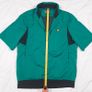Lyle & Scott Teal Green Golf Short Sleeve 1/4 Zip Pullover Windbreaker Top Mens Size M Image 9