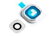 Samsung Galaxy S6 Edge G925F Replacement Back Camera Lens Cover Frame White