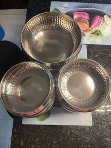silver bowl set