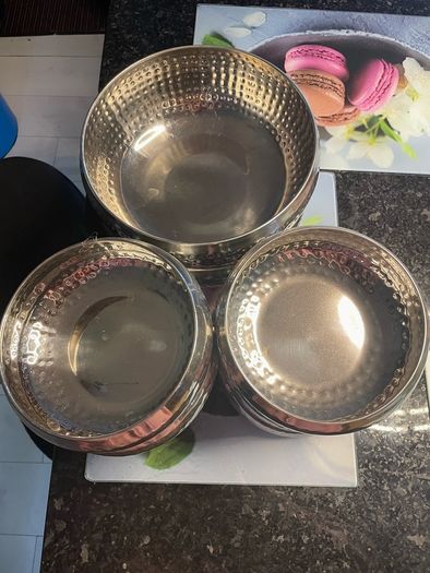 silver bowl set