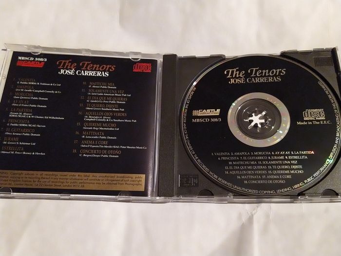 The Tenors Jose Carreras Cd