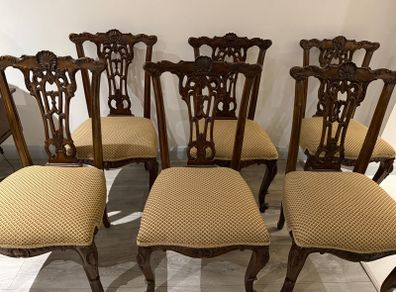 6 x Georgian Style Dining Chairs