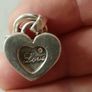 Double Love Hearted "Love" Sterling Silver Bracelet Image 9