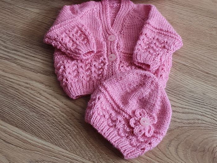 Handknit Baby Cardigans and Blankets