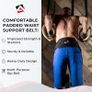 Dip Belt for Weightlifting | Weight Belt with 36" Heavy Duty Steel Chain | Neoprene Padded Back Support Gym Lifting Belt for Powerlifting, Bodybuilding, Exercise, Fitness & Pull ups Workout Image 6