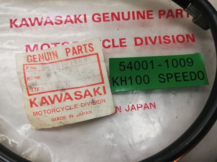 Kawasaki KH100 Speedo Cable