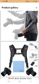 Double camera harness