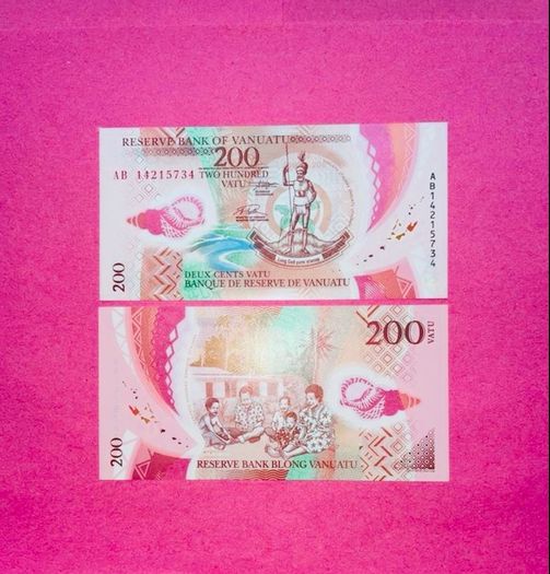 Vanuatu  200 Vatu  2014.. ( UNCIRCULATED ) Pick 14a. Polymer / Plastic .