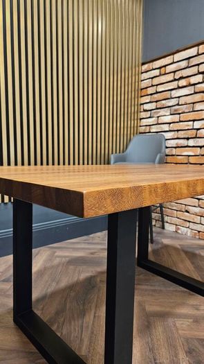 Wooden dining table