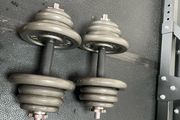 Hit Fitness 50KG Hammertone Dumbell Set