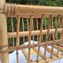 Vintage Bamboo and Rattan Magazine Rack Image 4