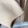 H&M Premium Selection Oversized Handmade Wool-Blend Scarf Coat - Beige Size S Oversized Image 6