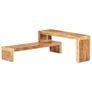 2 Piece TV Cabinet Solid Acacia Wood Image 3