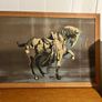 mid century picture in teak frame Image 4