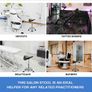 Swivel Stool Chair Hydraulic Gas Lift Ergonomic Height Adjustable Image 4