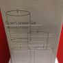 Large Glass Candle Holders, Storm Lanterns  with rustic Storage Basket Image 3
