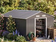 main image for ad XL Metal Shed Tool Shed, Galvanised Metal