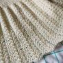 NEW - Hand Knitted baby blanket / table cover Image 3