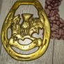 6 Beautiful Old Brass Ornaments Lizard Snail Frog Snake and 2 Horse Tackle Brass Postage Available, Image 6