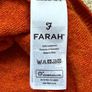 FARAH Lambswool jumper in orange color Image 6