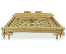 Bed Frame Bamboo 160x200 cm