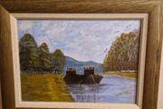 Signed oil painting Gertie Cox