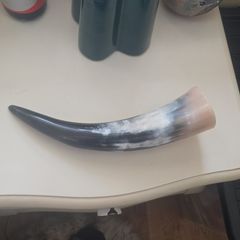 viking drinking horn handmade at the hill of uisneach summer solstice festival