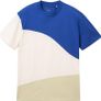 TOM TAILOR Denim men's relaxed fit T-shirt with cutline pattern, size L Image 5
