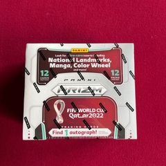 New & Factory Sealed - 2022 World Cup Panini Prizm Hobby Box