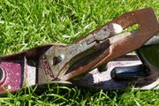 Vintage Stanley Handyman  Smooth Bench Hand Plane 13"