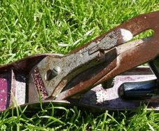 Vintage Stanley Handyman  Smooth Bench Hand Plane 13"