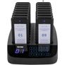 Restaurant Pager 16 Coasters Paging System Max 98 Nursery Pager Wireless Paging Queuing Calling System Touch Screen with Vibration, Flashing and Buzzer for Social Distance Hotels and Cafes Image 10