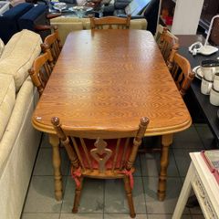 Dining table and chairs