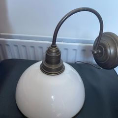 Wall light metal & glass
