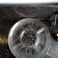 retro vintage glass server