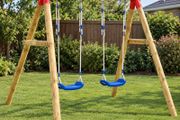 Swing Set 230x130x166 cm Pinewood