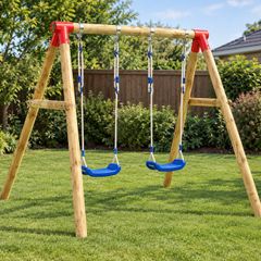 Swing Set 230x130x166 cm Pinewood
