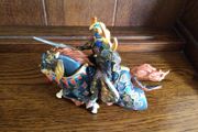 Papo Fantasy war horse with warrior Knight Soilder