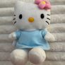 Hello Kitty Beanie TY Sanrio Blue Dress Pink Flower Angel Plush 2009 Used Dirty Please look at the pictures Image 2
