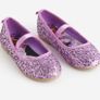 Brand New H&M Purple/Encanto Glittery Ballet Pumps UK12/EU30 Image 2