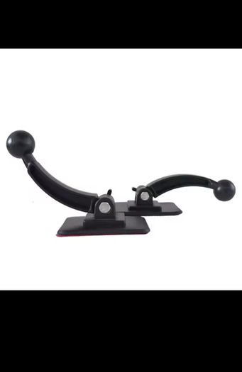 180 Degree Adjustable Adhesive 17mm Ball Head Mount Bracket for Car Dashboard Windshield Wireless Charger Magnetic Phone Holder